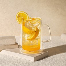 메종오브제 몬즈 더블월 내열유리 이중컵 루체 L 540ml, 1개