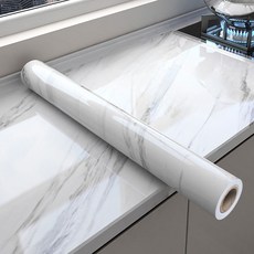 Yonha防油防水鋁製大理石圖案貼紙, 2個