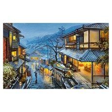 Pintoo 京都雨景塑料迷你拼圖 PO4000-H2041, 混色, 4000件
