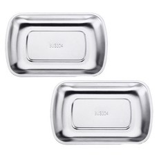 SSGP 304不鏽鋼方型盤 L號, 2個, 板 2p