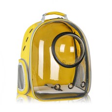 Jinho寵物四季太空艙後背包, 黃色的