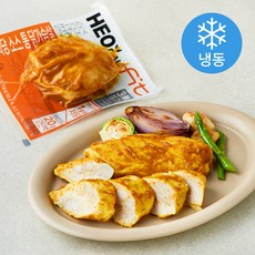 허닭 FIT 저당 소스 통 닭가슴살 매콤커리맛 (냉동), 100g, 1개입, 5개