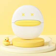 SN 貓鴨按摩髮梳, 02白色, 1個