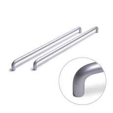 把手世界 14mm 基本款 2孔 家具把手 銀色 P416, 2個