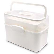 Health Today 3層急救箱 白色 大型, 1個