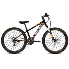 뮤트 마젠타 24HD 아동용 자전거, 블랙 + 오렌지, 159cm, 1개