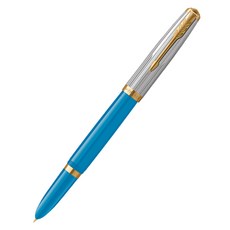 PARKER 派克 51 尊爵綠松石 GT 鋼筆, F, 藍色