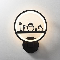 Honey Comb 北歐風龍貓剪影壁燈 BL51942 節能LED壁燈, 1入