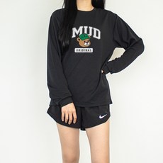 Humble Studio 女性熊熊印花Coolon薄款長袖T恤 IMUD_21