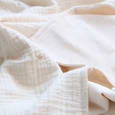 HWAMO BABY 優質紗布刺繡 veloa 嬰兒毯, 星月銀河