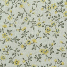印花布料, 花 - 灰色 (F-0466), 1入