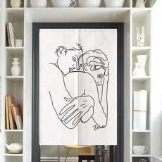 마블라 스케치 커텐 가림막 파티션, 17