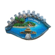 세계 여행 컬렉션 냉장고 자석, 아시아몰디브B