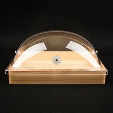 硬木托盤和大開口圓頂蓋套組, 1組