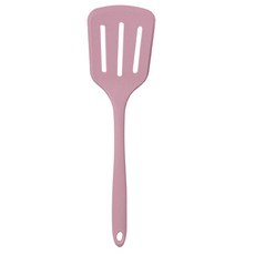 Kitchen Factory 素色矽膠寬鍋鏟, 深粉色, 1個