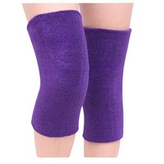 건강별밭 무릎 워머 아대 보호대, 1세트, 퍼플