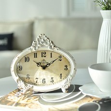 CoTe TaBLe 復古圓形桌鐘 1911871, 復古象牙白