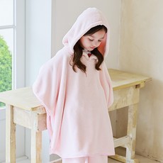 bay-b 兒童用柔軟超細纖維沙灘&沐浴多功能浴袍