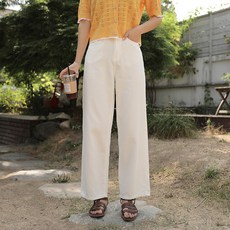 빼빼 여성용 라이트 12수 면 와이드 팬츠