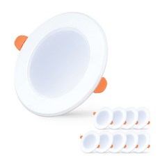 씨티오 LED 다운라이트 매입등 110 x 40 mm 10p, 주광색, 10개