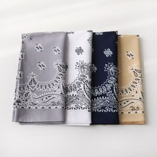 Vavisoo 拼圖迷你頭巾戶外手帕4入