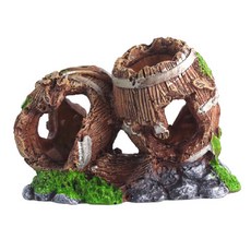 몬스펫 어항 빈티지 은신처 듀얼, 1개