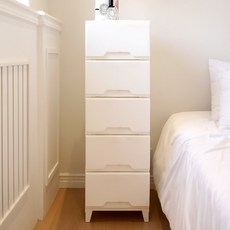 보노하우스 위클리 서랍장, 화이트, 5단