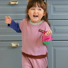 Firstblue 兒童彩色華夫格紋背心