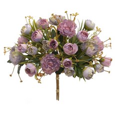 Minseong Company 歐式設計婚紗攝影道具新娘捧花, 紫色, 1個