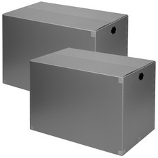 COMET 加厚特大型搬家箱 3mm 12號, 銀色, 2個