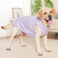 PASTEL PET 中大型犬網眼無袖背心, 1個, 紫色