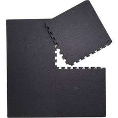 Soriana Trano 軟式運動地墊 4片組 黑色 + 灰色, 黑色 灰色, 4片