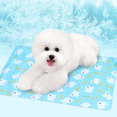 richdogs 寵物小白熊涼感墊, 藍色