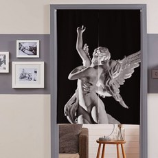 復古風文藝復興雕像隔間雙開式門簾, TYPE 10