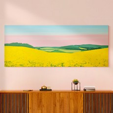 WEMODERN 風景寬版帆布藝術畫作可愛濟州, 美好的濟州島