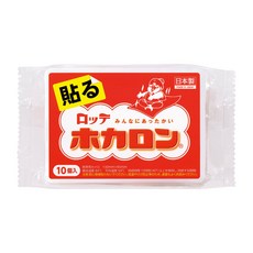 Hokaron 貼式魔毯暖暖包 日本直送原廠貨 持續20小時發熱 最高溫度68度, 10包, 1袋