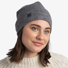 西班牙 BUFF Fleece刷毛羊毛防寒毛帽, 灰色, 1個