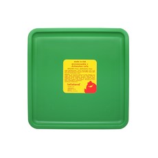 lollaland 孩童方形餐盤, 綠色, 餐盤