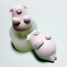 浪漫豬 2D 手工模具, 混合色