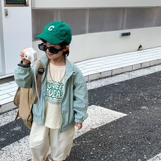 Ambb kids 艾摩贝贝 Bebenise 兒童字母刺繡防風外套