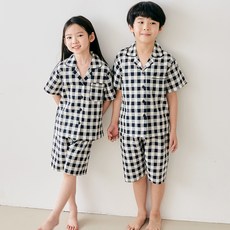 PINGCOCO 兒童短袖睡衣上下套裝