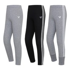 KISPO 女童線條打底褲 3入