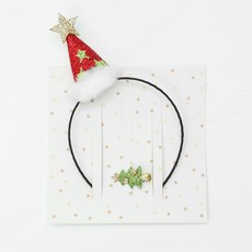 Blooming of Bimbo Bimba 星星聖誕帽髮箍+髮夾組合