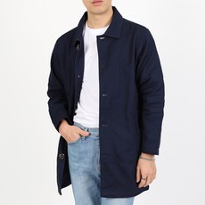 CONFIAR 男士單排扣棉質短版大衣 TC6601