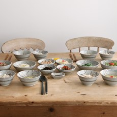 소순 4人家庭餐具組 18件, 灰色, 3種 x 4件 + 3種 x 2件