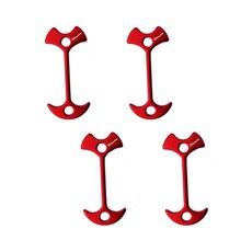 루비엔 고정 앵커팩 타프 고정 데크팩 4p, 레드