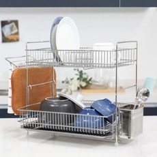 I Nex 卡因德 多功能瀝水架 大型, 2層, 1組, 單一顏色