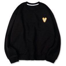 VENHIT V字母寬鬆棉質雙面布大尺碼大學T