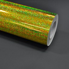 DEKOREA 自黏式全息閃光貼紙, 金色沙粒 (IT-P502)