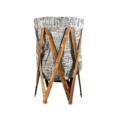 布料原木洗衣籃, 英文圖案